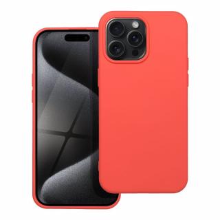 Pouzdro Forcell SILICONE LITE APPLE IPHONE 15 PRO MAX broskvové