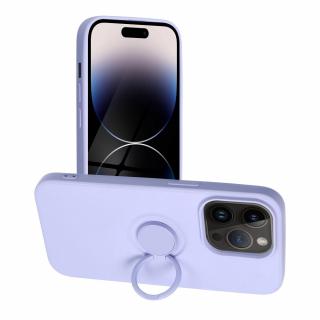 Pouzdro Forcell SILICONE RING APPLE IPHONE 14 PRO ( 6.1  ) fialové