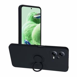 Pouzdro Forcell SILICONE RING XIAOMI Redmi NOTE 12 5G černé