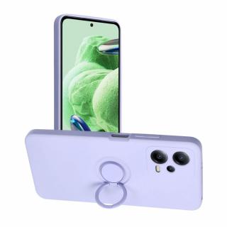 Pouzdro Forcell SILICONE RING XIAOMI Redmi NOTE 12 5G fialové