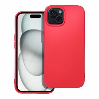 Pouzdro Forcell SOFT APPLE IPHONE 15 červené
