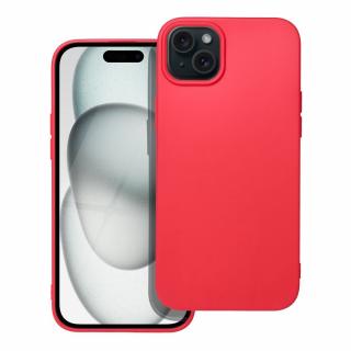Pouzdro Forcell SOFT APPLE IPHONE 15 PLUS červené