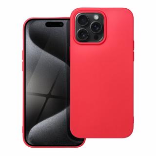 Pouzdro Forcell SOFT APPLE IPHONE 15 PRO MAX červené