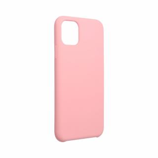 Pouzdro Forcell Soft-Touch SILICONE Apple Iphone 11 Max ( 6,5  ) prášková růžová (výřez na logo)