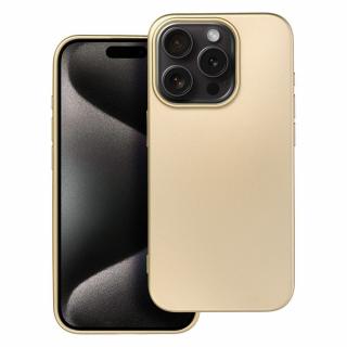 Pouzdro METALLIC APPLE IPHONE 15 PRO zlaté