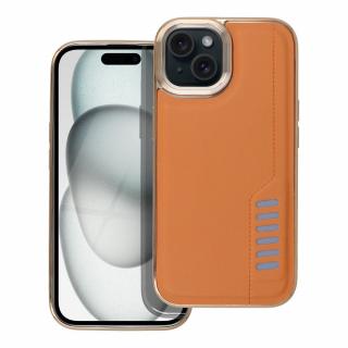 Pouzdro MILANO APPLE IPHONE 15 hnědé