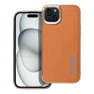 Pouzdro MILANO APPLE IPHONE 15 Plus hnědé