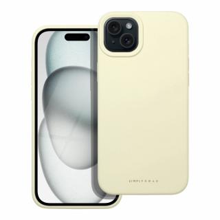 Pouzdro Roar Cloud-Skin Apple iPhone 15 Plus světle žluté