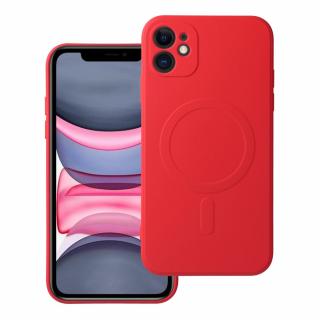 Pouzdro Silicone Mag Cover APPLE IPHONE 11 červené