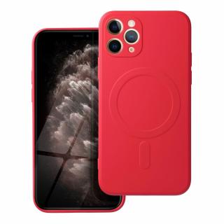 Pouzdro Silicone Mag Cover APPLE IPHONE 11 PRO červené