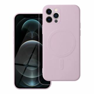 Pouzdro Silicone Mag Cover APPLE IPHONE 12 PRO MAX růžové