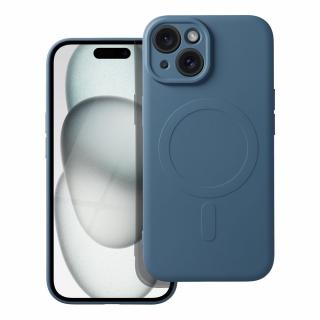 Pouzdro Silicone Mag Cover APPLE IPHONE 15 modré