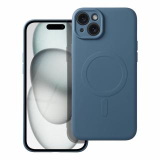 Pouzdro Silicone Mag Cover APPLE IPHONE 15 PLUS modré