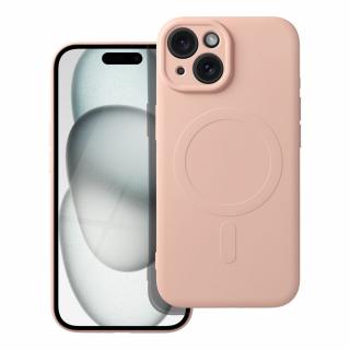 Pouzdro Silicone Mag Cover APPLE IPHONE 15 růžové