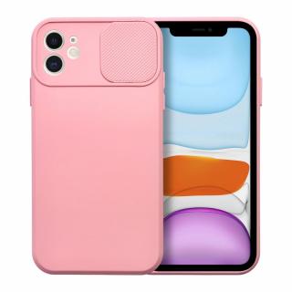 Pouzdro SLIDE CASE APPLE IPHONE 11 světle růžové