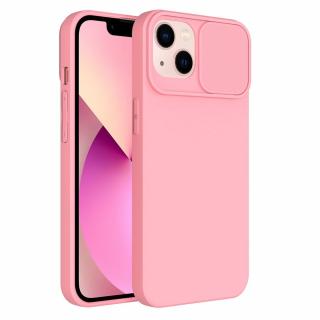 Pouzdro SLIDE CASE APPLE IPHONE 13 Pro Max světle růžové