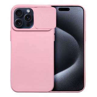 Pouzdro SLIDE CASE APPLE IPHONE 15 Pro Max světle růžové