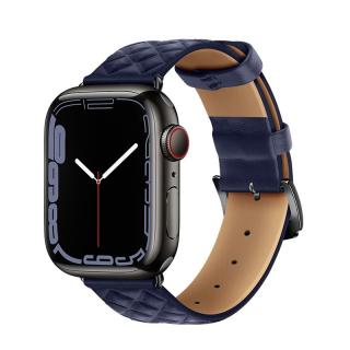 Řemínek pro Apple Watch 38/40/41mm Elegant leather WA18 modrá