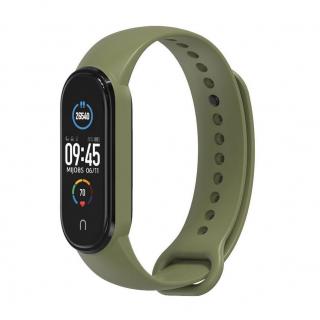 Řemínek / silikonový pásek smart band Xiaomi Mi Band 3 / 4 / 5 / 6 / 7 zelená