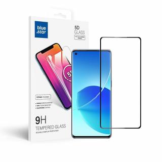 Tvrzené sklo Blue Star 5D OPPO Reno6 Pro 5G (full glue/case friendly) - černé