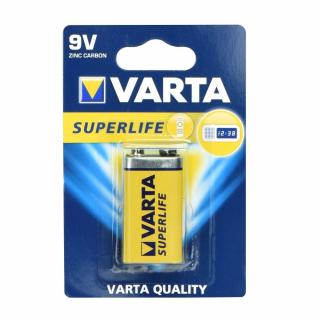 VARTA Superlife zinkouhlíková baterie 9V