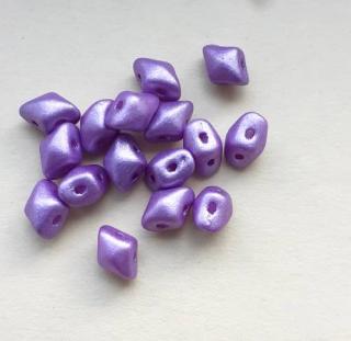korálek mačkaný Vario fialový