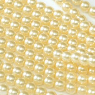 voskové perly  8 mm krémové