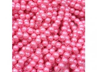 voskové perly  8 mm tm. růžové