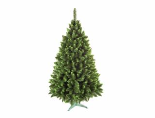 Stromek JEDLE umělý vánoční se zelenými konci + stojan 180cm
