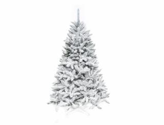 Stromek vánoční SMRK umělý zasněžený + stojan 180cm