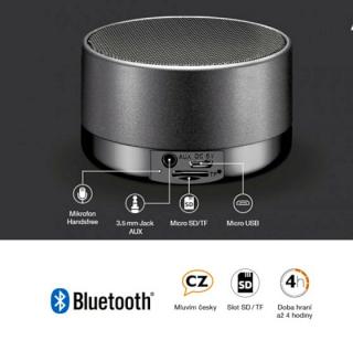 Bluetooth reproduktor s češtinou