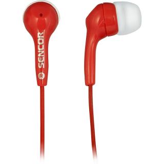 Sluchátka do uší Sencor Barva: Červená