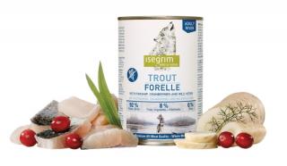 Isegrim| Adult River_Pstruh s pastinákem a brusinkami Hmotnost: 400 g