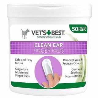 Vets Best| Čistící návlek na prst na uši pro psy