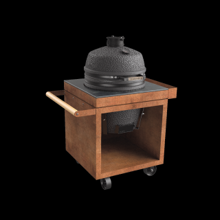 OFYR Kamado Table Corten 65 PRO Concrete TB