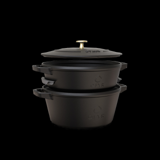OFYR Staub Pan Set (Ø 26cm, H 8,5cm - 12,5cm)