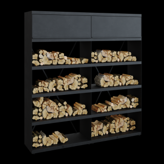 OFYR Wood Storage Black 200