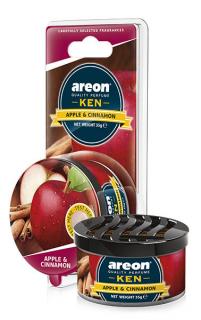 Osvěžovač vzduchu AREON KEN blister - Apple & Cinnamon