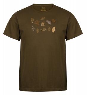 Pánské tričko z lesa - Listy Velikost: XL