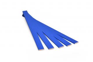 Dřevěná lamela na tvoření v modré barvě 100 ks