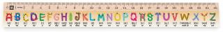 Pravítko 25 cm  Alphabet anglická abeceda | metr.cz