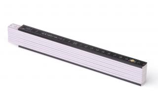 Skládací metr  - 100 cm - černý / bílý
