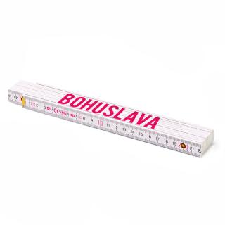 Skládací metr - 200 cm - metr s potiskem Bohuslava
