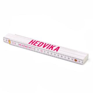 Skládací metr - 200 cm - metr s potiskem Hedvika