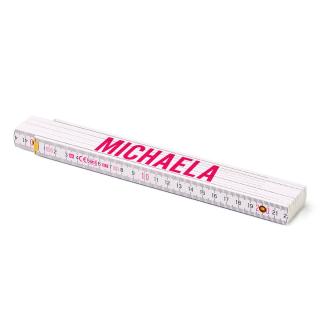 Skládací metr - 200 cm - metr s potiskem Michaela