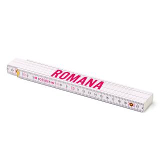 Skládací metr - 200 cm - metr s potiskem Romana