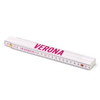 Skládací metr - 200 cm - metr s potiskem Verona