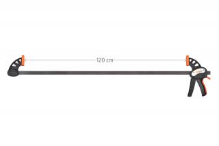 Svorka jednoruční modelářská MAXI BON TOOLS, 120 cm