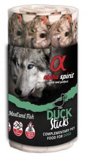 Alpha Spirit Dog Duck Sticks Ristra 16ks Balení: box 4+1 ZDARMA