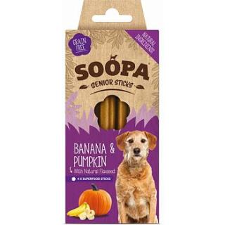 Dentální tyčinky Soopa Senior s banánem, dýní a lněným semínkem 100g